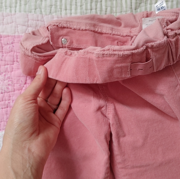 Okaïdi pink hyper-stretch velvet treggings for girls 9 years old. - Picture 5 of 10